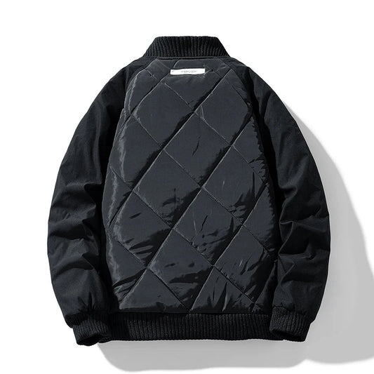 Joseph Mixed-Media Bomber Jacket | Quilted Panel Streetwear Coat