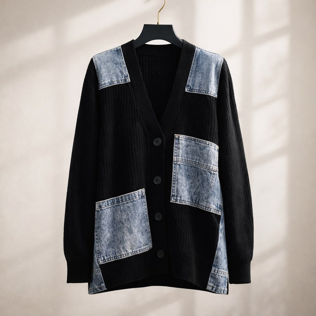 Isabella Relaxed Fit Cardigan | Button Front Hip-Length Cardigan