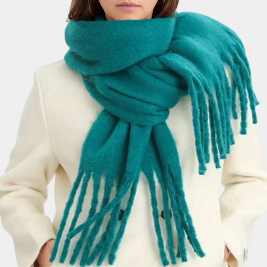 Sienna Oversized Scarf | Fringed Long Scarf