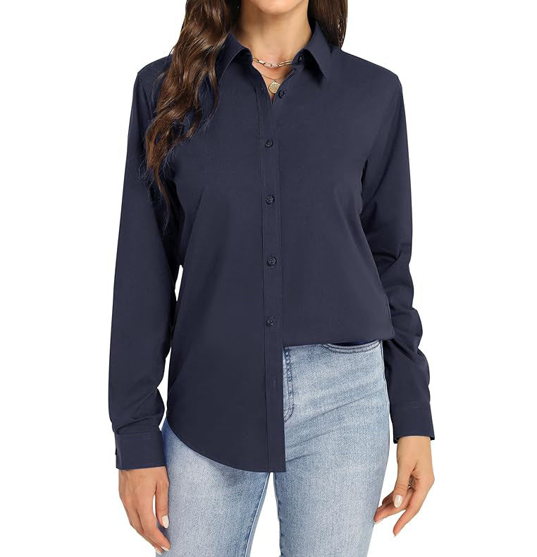 Aimee Blouse | Classic Button-Up Shirt for Women