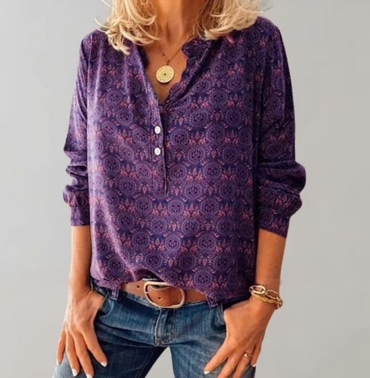 Alejandra Blouse | Long Sleeve Vintage Blouse