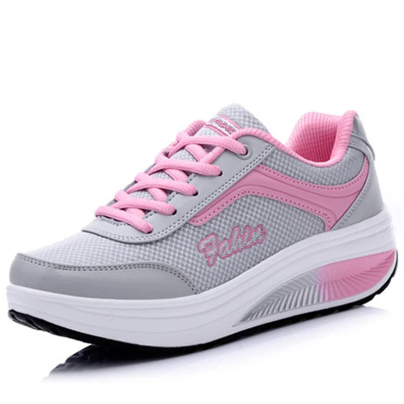 Amber Sneakers | Women's Breathable Platform Wedge Sneakers
