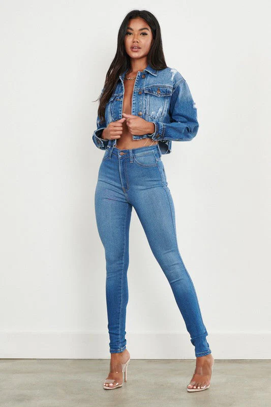 Amelia Jeans | Women's High-Waisted Skinny Jeans