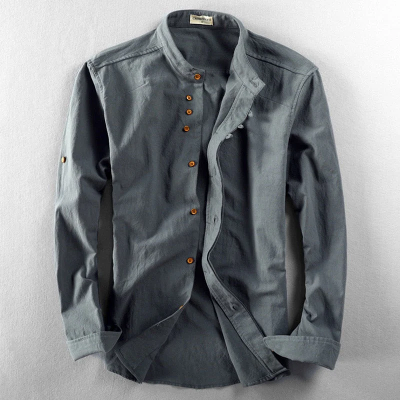 Bailey Shirt | Linen Blend Lightweight Shirt