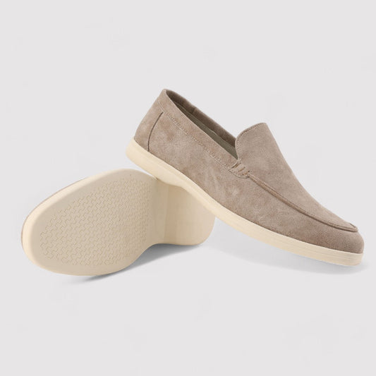 Christian Loafers | Men's Suede Slip-On Loafers
