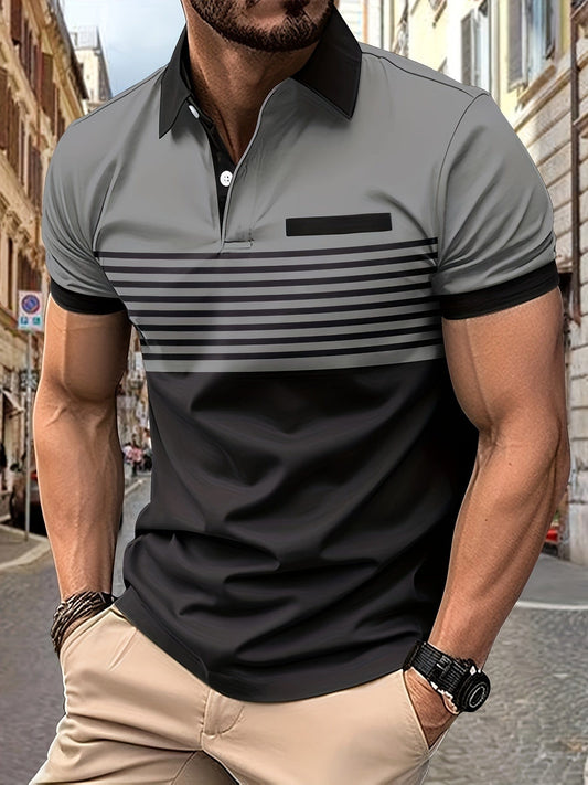 Dawson Polo Shirt | Men's Striped Summer Polo