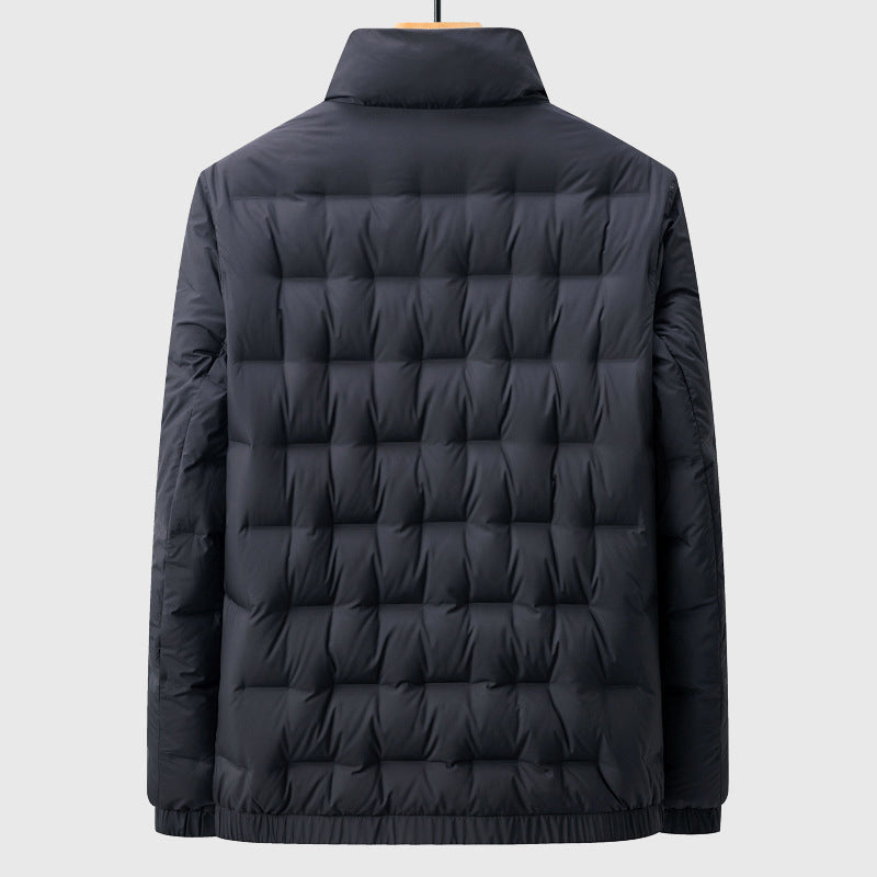 Freddie Quilted Regular Fit Puffer Jacket | Stand Collar Zip Front Jacket