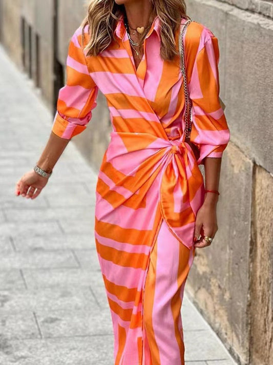 Freya Dress | Colorful Wrap Maxi Dress