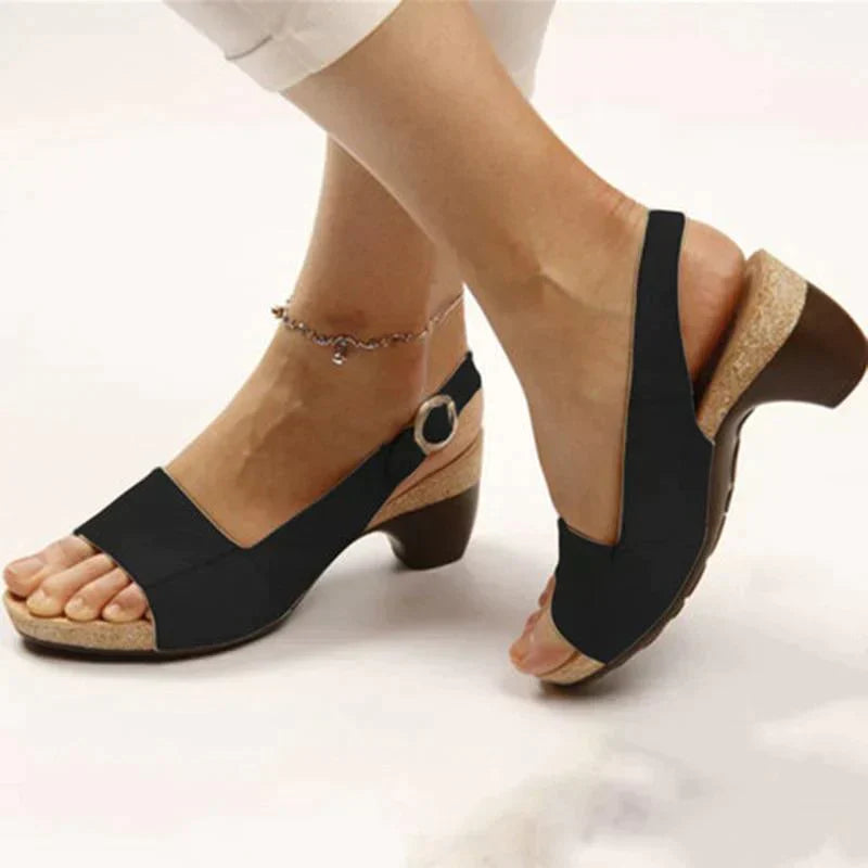 Geraldine Sandals | Slingback Heeled Sandals