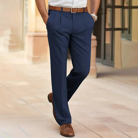 Greg Trousers | Classic Straight-Leg Trousers for Men