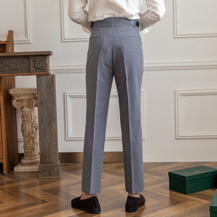 Hayden Trousers | High-Waisted Tailored Trousers with Side Buckle