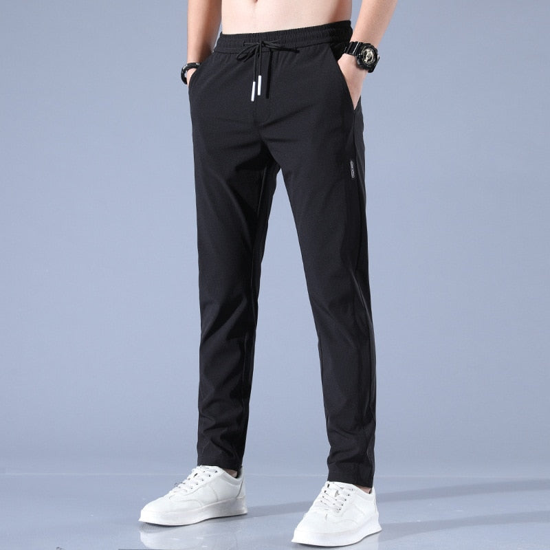 Hugo Trousers | Casual Drawstring Trousers with Slim Fit
