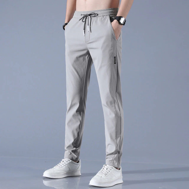 Hugo Trousers | Casual Drawstring Trousers with Slim Fit