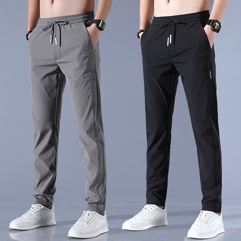 Hugo Trousers | Casual Drawstring Trousers with Slim Fit