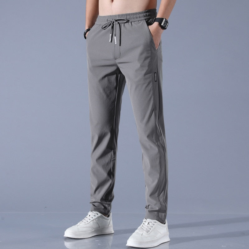 Hugo Trousers | Casual Drawstring Trousers with Slim Fit