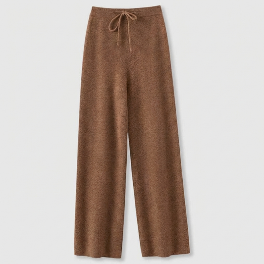 Ieva Pants | Women’s Cashmere Wide-Leg Pants
