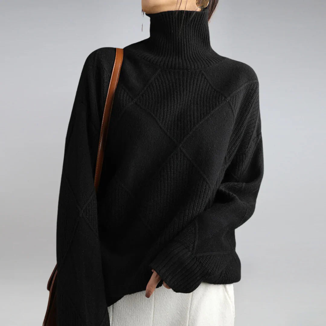 Ieva Sweater | Women’s Soft-Feel Knit Turtleneck Sweater