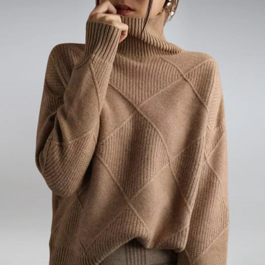 Ieva Sweater | Women’s Soft-Feel Knit Turtleneck Sweater