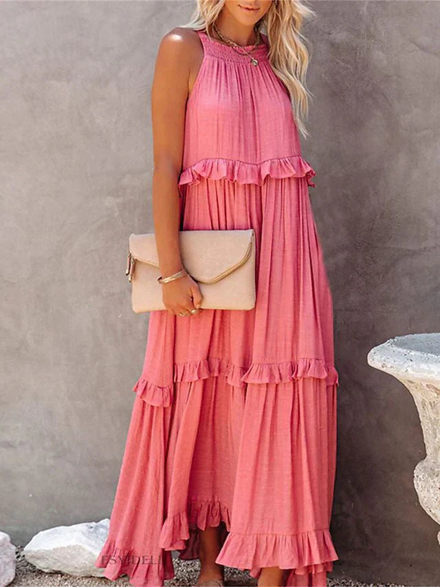 Jasmina Dress | Women's Summery Loose Maxi Dress