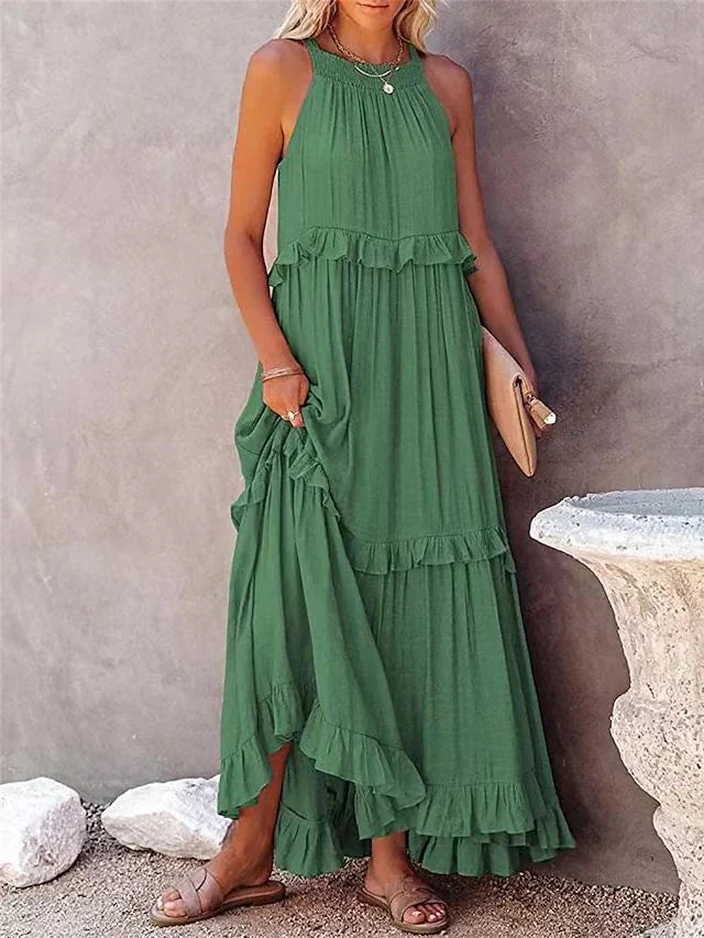 Jasmina Dress | Women's Summery Loose Maxi Dress
