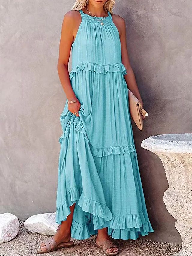 Jasmina Dress | Women's Summery Loose Maxi Dress