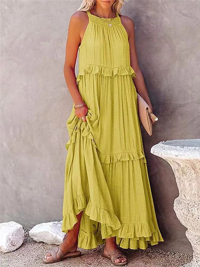 Jasmina Dress | Women's Summery Loose Maxi Dress