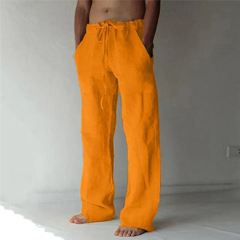 Jude Trousers | Men's Baggy Linen Trousers