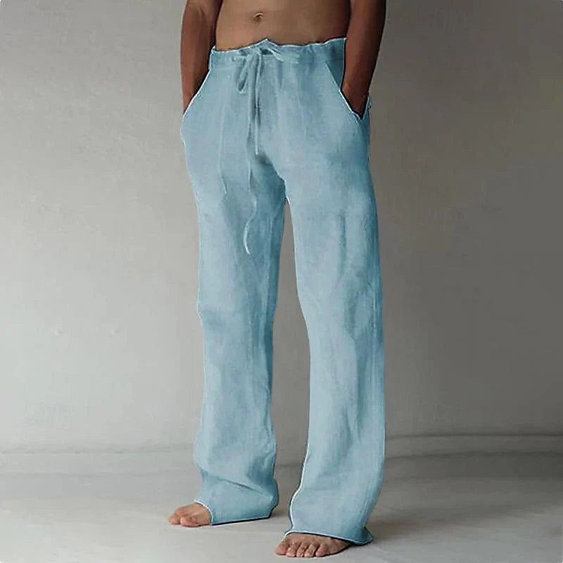 Jude Trousers | Men's Baggy Linen Trousers