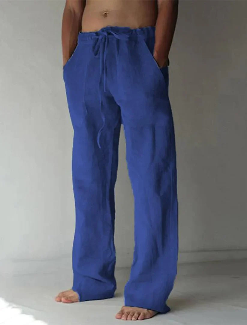 Jude Trousers | Men's Baggy Linen Trousers