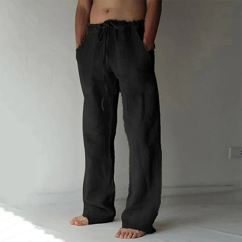 Jude Trousers | Men's Baggy Linen Trousers