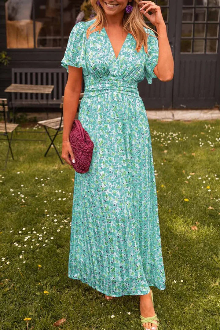 Kamila Dress | Floral V-Neck Maxi Dress