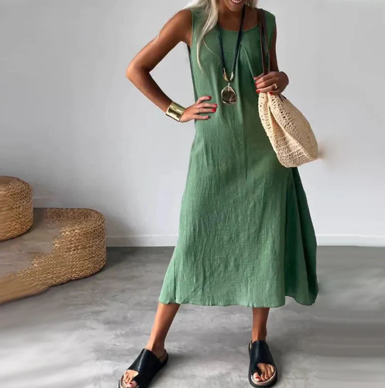 Kourtney Dress | Fashionable Sleeveless Dress with Pocket