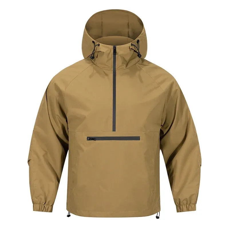 Men’s Jacket – Relaxed Fit – Half-Zip – Breathable - Water-Resistant Outerwear