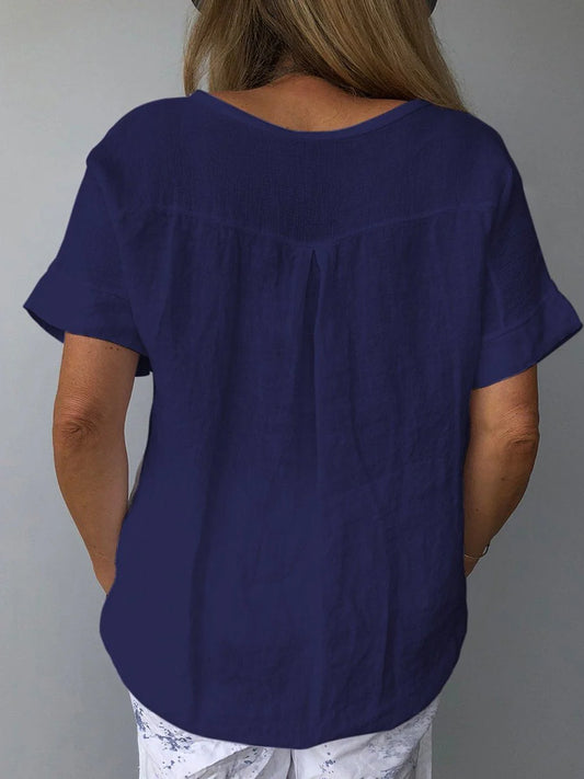 Naviya Top | Casual Cotton Linen Top