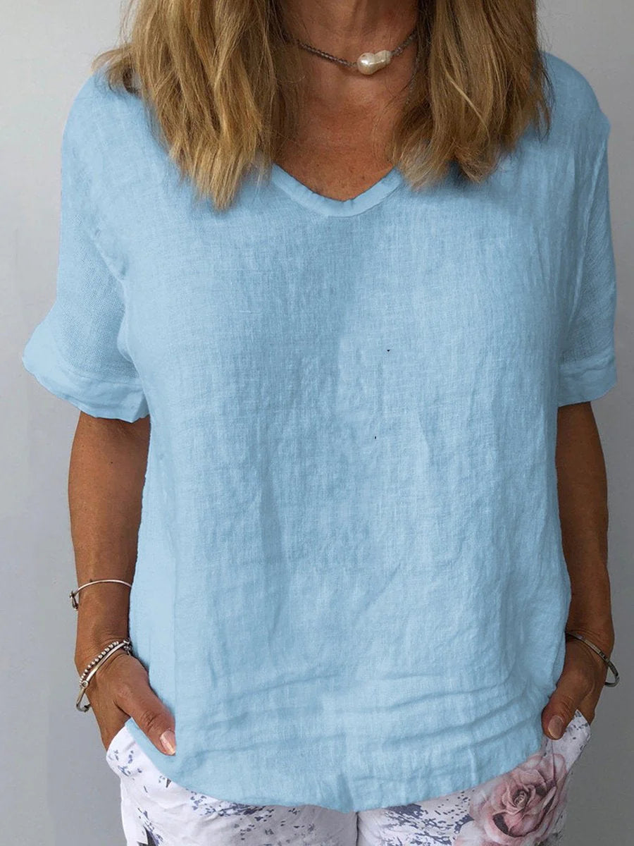 Naviya Top | Casual Cotton Linen Top