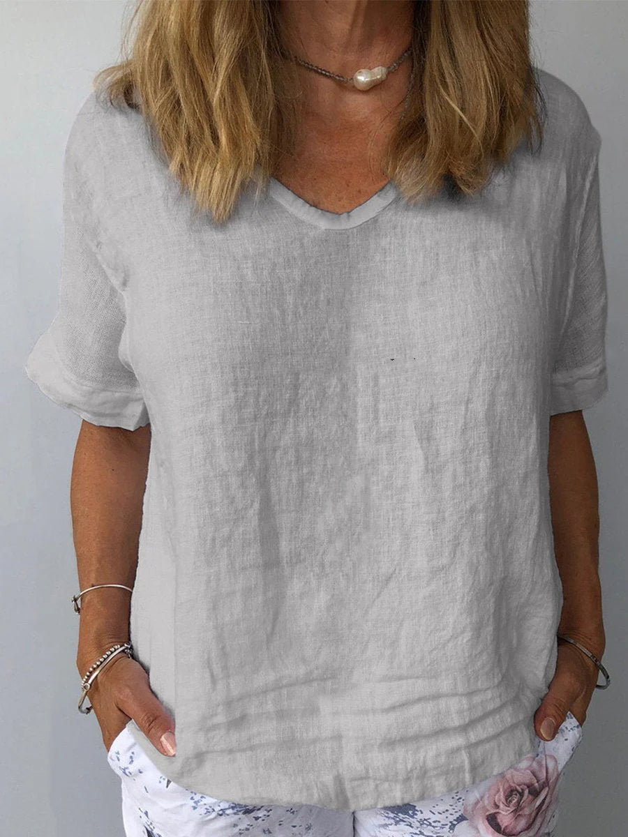 Naviya Top | Casual Cotton Linen Top