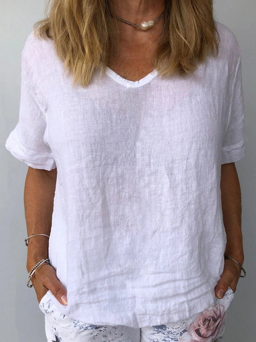 Naviya Top | Casual Cotton Linen Top