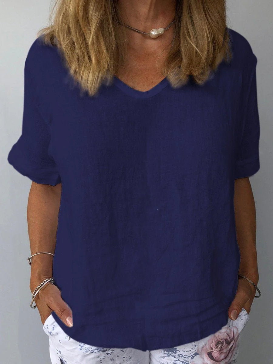 Naviya Top | Casual Cotton Linen Top