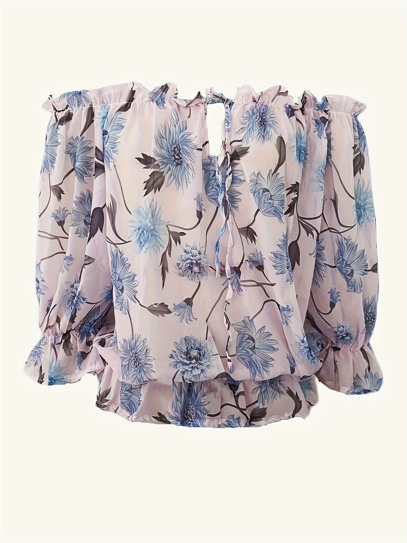 Niveah Blouse | Women's Off-Shoulder Floral Blouse