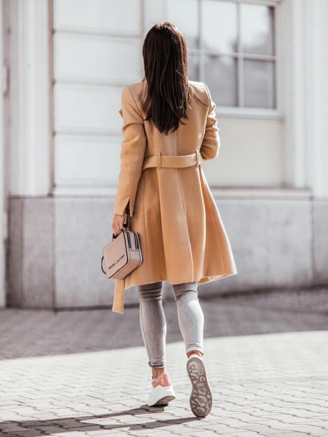 Sienna Regular Fit Trenchcoat | Button Front Belted Trenchcoat
