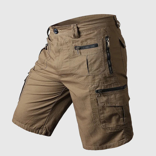 Pascalle Cargo Shorts | Men's Knee-Length Multi-Pocket Utility Shorts