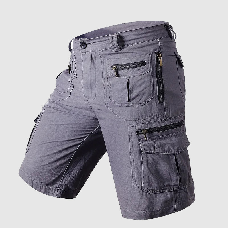 Pascalle Cargo Shorts | Men's Knee-Length Multi-Pocket Utility Shorts