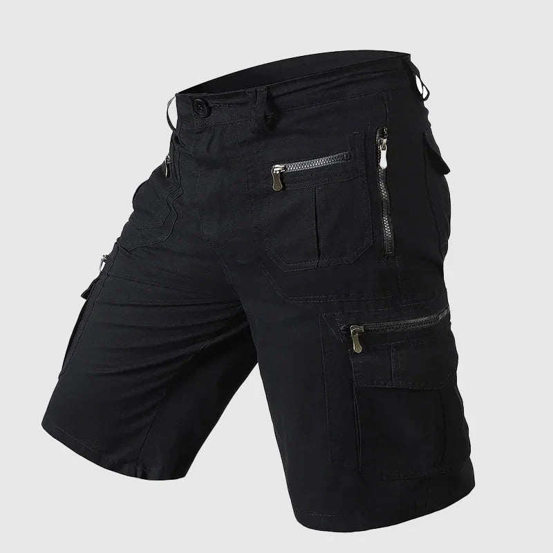 Pascalle Cargo Shorts | Men's Knee-Length Multi-Pocket Utility Shorts