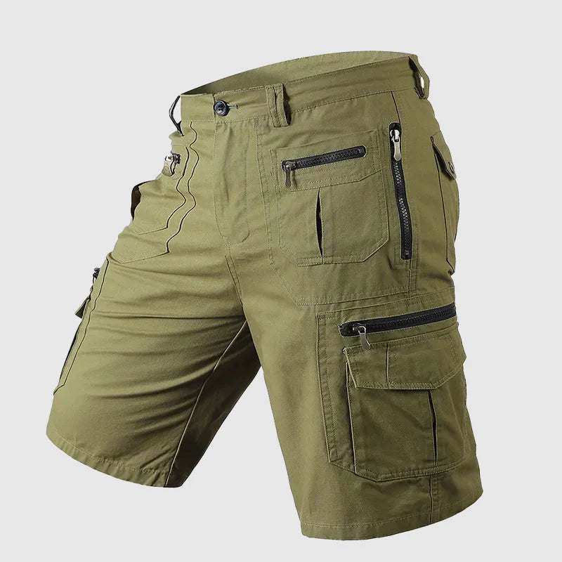 Pascalle Cargo Shorts | Men's Knee-Length Multi-Pocket Utility Shorts