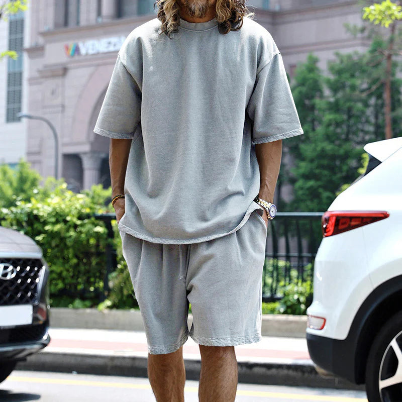 Patrick Men's Loungewear Set | Oversized Tee & Shorts