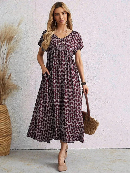 Pilar Dress | Casual Vintage Summer Midi Dress
