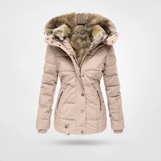 Francesca Padded Jacket | Hooded Fur-Lined Jacket