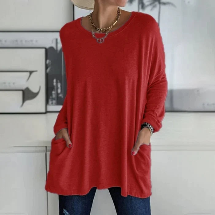 Qasmina Tunic | Women's Autumn Oversized Long Sleeve Tunic