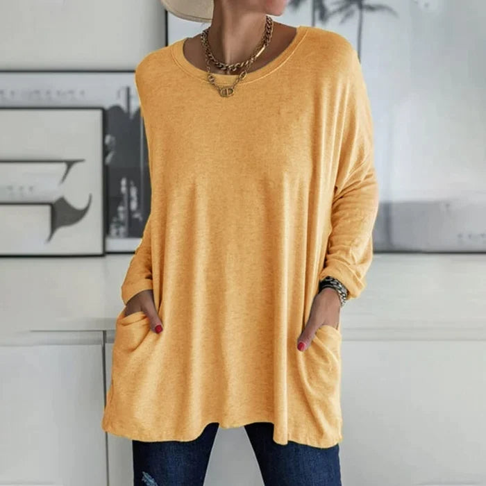 Qasmina Tunic | Women's Autumn Oversized Long Sleeve Tunic