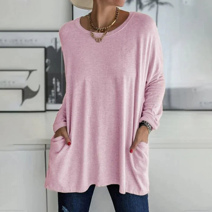 Qasmina Tunic | Women's Autumn Oversized Long Sleeve Tunic